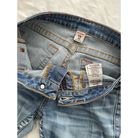 True Religion World Tour Section Super Skinny Size 27 - Picture 4 of 9